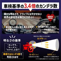 新作！【安心保証】【送料無料】HID屋 LED 爆光 ヘッドライト ホワイト ホワイト 簡単取付 21600cd H4 車検対応 ホーネット250/600などに_画像3