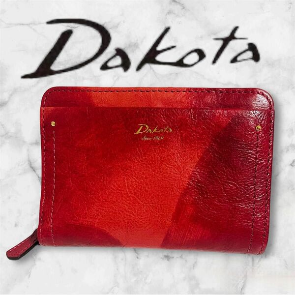 美品　Dakota ダコタ 財布 2つ折り財布 ペンネロ 0030680