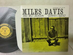 (CB)何点でも同送料 LP/レコード米/Miles Davis And Milt Jackson / Quintet/Sextet LP PRESTIGE OJC-012/マイルス・デイヴィス