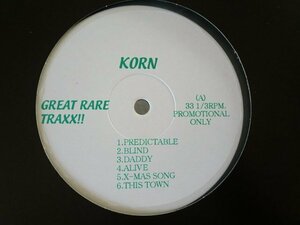 (ABF)何点でも同送料 LP/レコード/KORN GREAT RARE TRAXX★アナログ/12