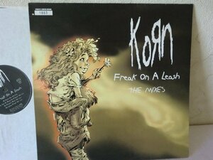 (ABF)何点でも同送料 LP/レコード/Korn / Freak On A Leash/シリアルナンバー付/Epic