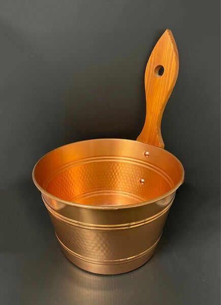銅製　サウナ用桶　ディナン手工芸品　ベルギー製　ヴィンテージ
