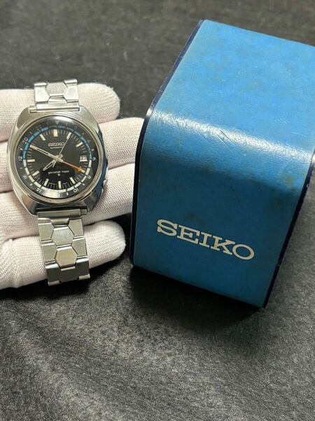 希少 人気のナビゲーター タイマー◎ SEIKO セイコー 6117-6410 化粧箱付き 当時物 ジャンク品