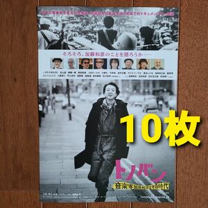 映画　トノバン　音楽家加藤一彦とその時代　フライヤー　チラシ