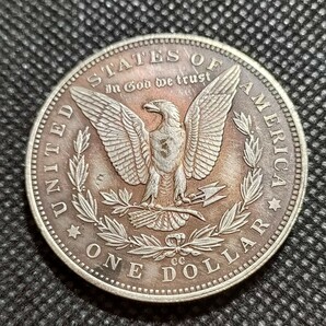 7624 アメリカ古銭 ルンペン 約38mm イーグル チャレンジコイン ゴルフマーカー コイン アンティーク ホーボーの画像2