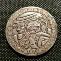7810　アメリカ古銭　ルンペン　38mm　イーグル　チャレンジコイン　コイン　アンティーク　ホーボー_画像1