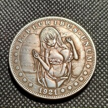8002　アメリカ古銭　ルンペン貨幣　約38mm　イーグル　チャレンジコイン　コイン　アンティーク　ホーボー_画像1
