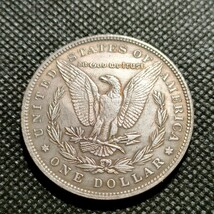 8124　アメリカ古銭　ルンペン鍍銀銀貨　イーグル　チャレンジコイン　コイン　アンティーク　ホーボー_画像2