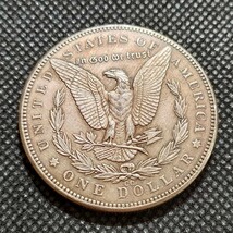 8134　アメリカ古銭　ルンペン　約38mm　イーグル　チャレンジコイン　ゴルフマーカー　コイン　アンティーク　ホーボー_画像2