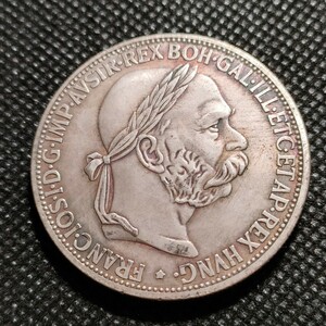 8400　オーストリア古銭　コイン　約38mm　アンティークコレクション