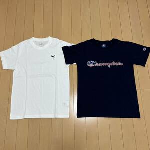 新品未使用　150サイズ　半袖Tシャツまとめ売り2枚　男の子　チャンピオン　プーマ　champion PUMA