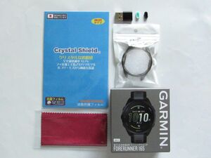 新品★ガーミン GARMIN FORERUNNER 165 ★納品書、保護カバー、液晶フィルム、充電ポートカバー、USBアダプター