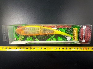 廃番 ジャッカル フラットボーンクリッカーJr. #ボーンイエロー 箱入 JDM DISCONTINUED JACKALL FLATBONE CLICKER Jr. JOINTED BAITS