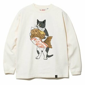 送料無料 新品 go slow caravan ゴースローキャラバン タイ焼き 猫 ネコ 長袖 Tシャツ S ロンT 312805 スウェット ヘビーコットン 熊 クマ