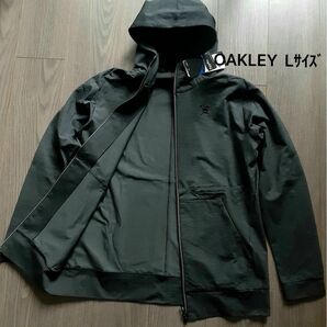 新品 OAKLEY オークリー スカル ゴルフパーカー UPF50 4WAYストレッチ 吸汗速乾 L