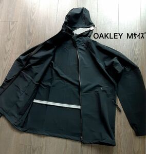 新品 OAKLEY オークリー ライトソフトシェルパーカー UPF50 M 黒