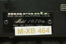 M-XB-464 Marantz Model 1070 プリメインアンプ CHATSWOR カリフォルニア U.S.A オーディオ機器 1975年 通電OK_画像9