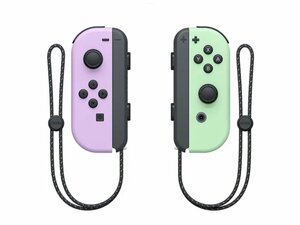 即決■（店舗印 有）新品未開封■■任天堂 ニンテンドー スイッチJoy-Con (L) パステルパープル / (R) パステルグリーン ■紫/緑