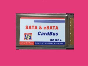 #055★外付けHDD等SATA/eSATAポート簡単増設★PCMCIA(CardBus)PCカード
