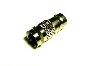 #290*BNC Jack -TV antenna F type plug conversion adaptor (BNCJ/FP)