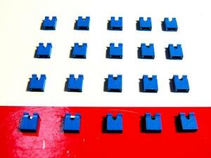 #330# jumper pin blue open [20 piece set ] large 2.54mm pitch 