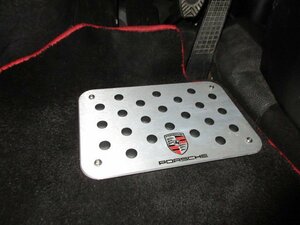 #423 [ cheap ]** Porsche with logo aluminium heel plate foot plate **②