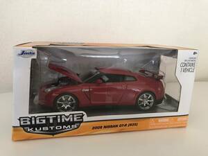 JADA TOYS/2009 NISSAN GT-R[R35](日産)1/24 SCALE /DIE CAST METAL/RED