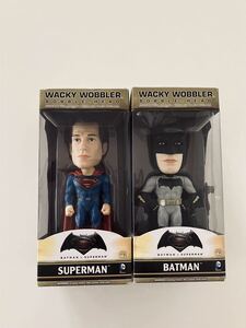 WACKY WOBBLER(バブルヘッド)/SUPERMAN(スーパーマン)/&BATMAN(バットマン)/フィギュア/アメコミ/ボビングヘッド/FUNKO(ファンコ)