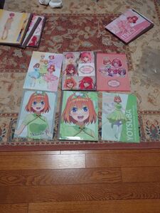 フリュー　みんなのくじ　五等分の花嫁　 クリアファイル　中野四葉セット