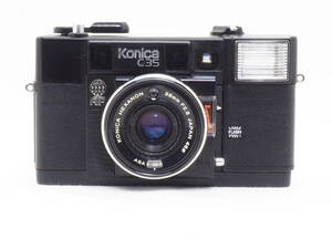 コニカ Konica C35 AF HEXANON 38mm F2.8 往年の名機 ジャスピンコニカ 《 シャッター フラッシュOK 》 #02050250