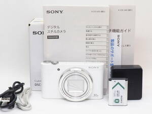 ■美品■ ソニー SONY Cyber shot DSC-WX500 ホワイト 《 動作光学良好 付属品 元箱 》 #251117411