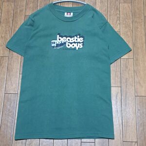 USA製 00s beastie boys ビースティボーイズ Ｔシャツ バンドＴシャツ バンＴ 緑 S 