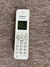 ★美品Panasonic　パナソニック　デジタルコードレス電話機ホワイト　親機 VE-GZ31-W 子機 KX-FKD558-W★_画像3