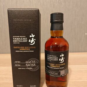 新品未開栓 山崎蒸溜所限定 山崎 シングルモルトウイスキー サントリー 180ml ベビーボトル SUNTORY 