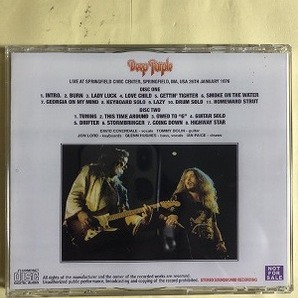 DEEP PURPLE CD LIVE IN SPRINGFIELD 1976 2枚組 同梱可能の画像2