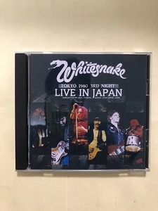 WHITESNAKE CD TOKYO 3RD NIGHT 1980 2枚組　同梱可能