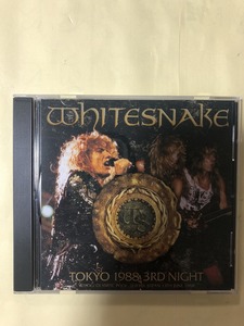 WHITESNAKE CD TOKYO 3RD NIGHT 1988 2枚組　同梱可能