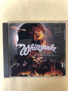 WHITESNAKE CD SHAKEDOWN LIVE IN TOKYO 1980 2枚組　同梱可能