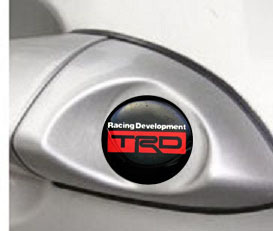 新着送料込　B　TRD　 ３Ｄミニエンブレム　20ｍｍ×２　キーシリンダー 内装類　ドアミラー　スマートキー　外装　携帯電話