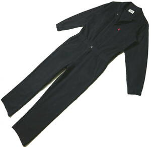  with translation ( a little perfume )/ excellent!*JUNGLE STORM black Denim ground coveralls *L size ( height 180 centimeter till )