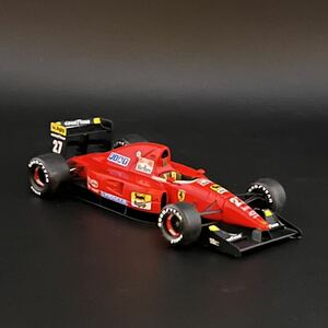 ［自作完成品］1/43フェラーリF92A 南アフリカGP 1992 （ダブルデッキ仕様）　タメオ