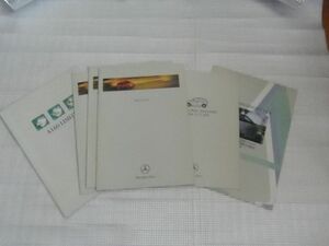 送料込み！レア物1997年～2001年メルセデスベンツAクラス初代w168カタログ６冊セット