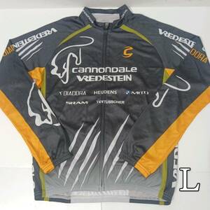 【美品】cannondale キャノンデール サイクルジャージ サイクルウェア スポーツウェア トップス 長袖 綺麗