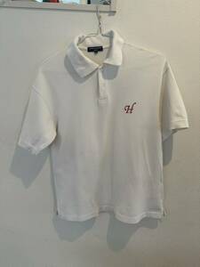  rare H Logo Vintage Comme des Garcons polo-shirt with short sleeves 
