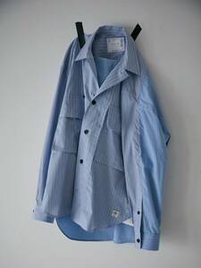 sacai × Thomas Mason Cotton Poplin L/S Shirt (新作サカイCarharttトーマスメイソンシャツ