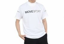 【新品】デサント(DESCENTE) メンズ 半袖Tシャツ メンズ 白 スムースモックネックシャツ サイズM_画像1
