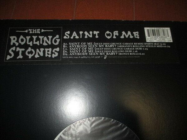 rolling stones / anybody seen my baby saint of me (RARE!!12&#34;シングル3枚セット送料込み）