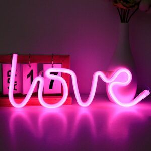 ネオンライト　LED 愛　LOVE　飾り　インテリア　看板　インスタ映え ネオンサイン ネオン管 雰囲気作り バー