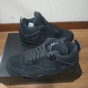 【新品未使用】Nike Air Jordan 4 Black Catナイキ ジョーダン4 ブラックキャット メンズ27.5㎝ NIKE AIR JORDAN RETRO レトロ 4の画像7