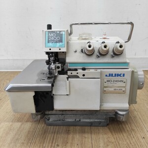 W902-K46-1295◆ JUKI ジューキ MO-2404N 工業用ミシン ロックミシン オーバーロック 日本製 頭部のみ OE4-300 針運動手動OK